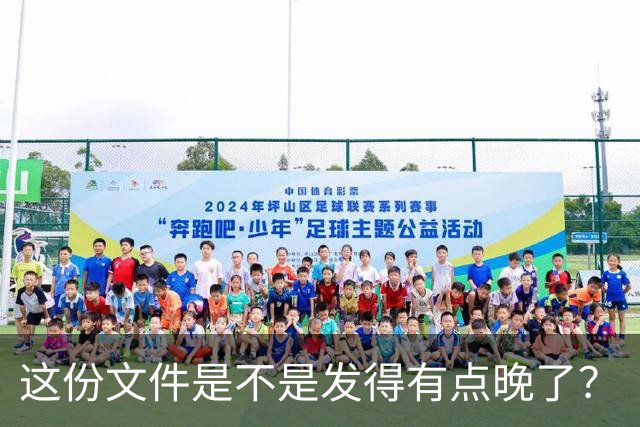 这份文件是不是发得有点晚了？